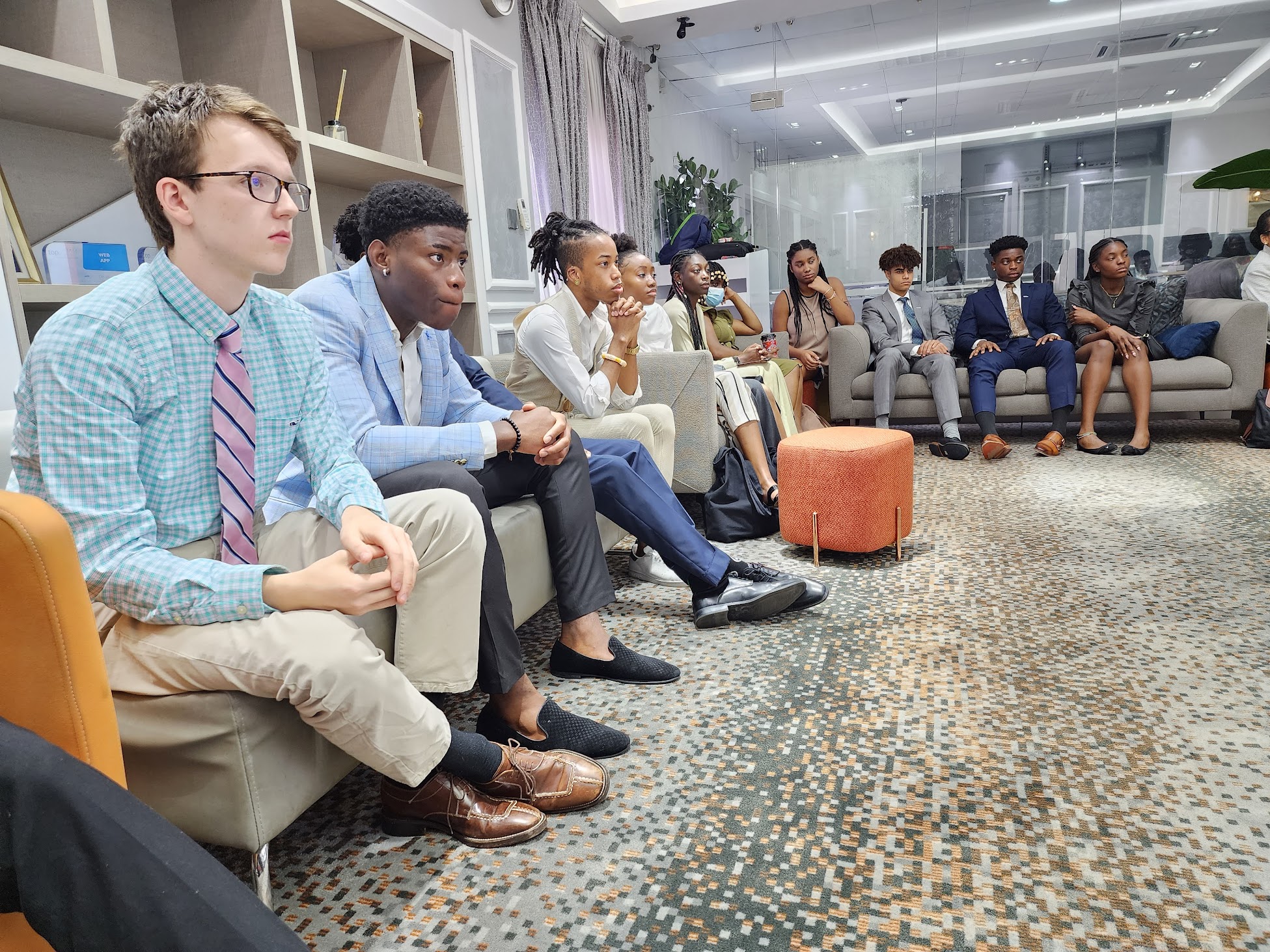 UConn students at Hubtel, one of the leading Financial Technology (FinTech) companies in Ghana