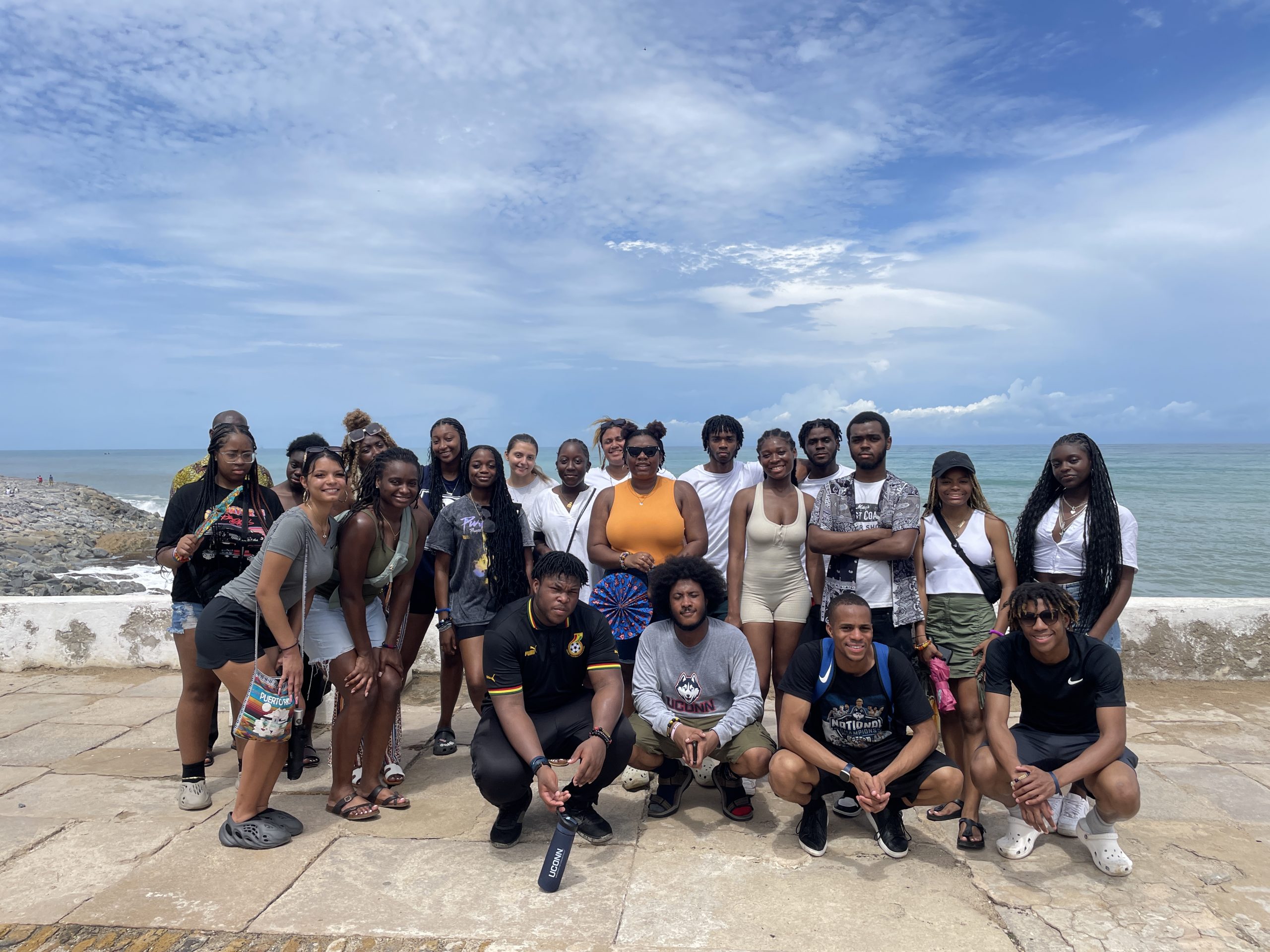 UConn Students at the Slave Dungeons in Cape Coast, Ghana